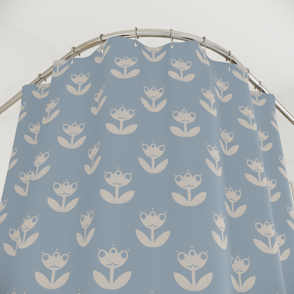 Small Scandinavian Tulips Shower Curtain