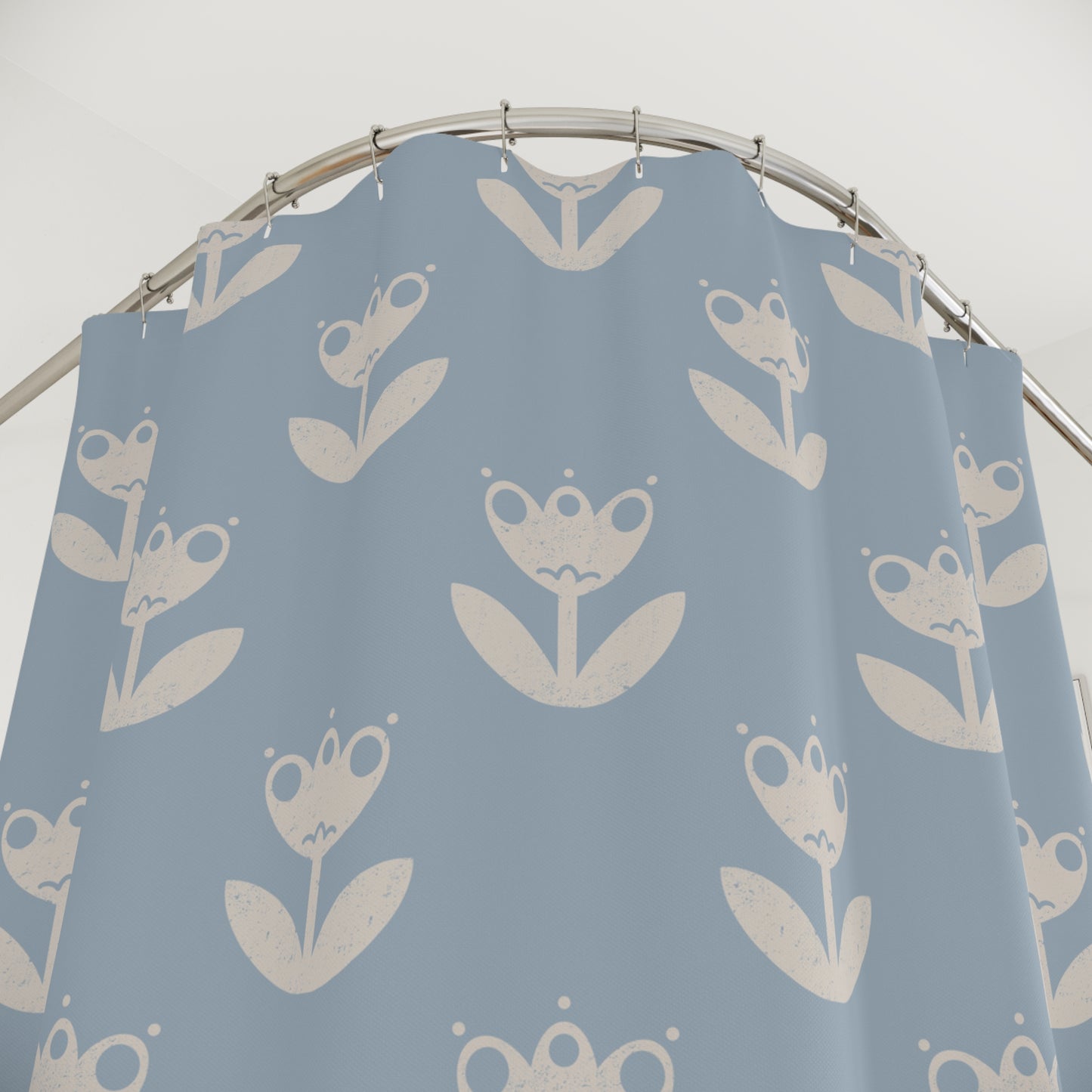 Large Scandinavian Tulips Shower Curtain