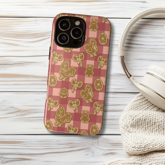 Coquette Chicken Cookies in Pink iPhone & Samsung Galaxy Phone Case