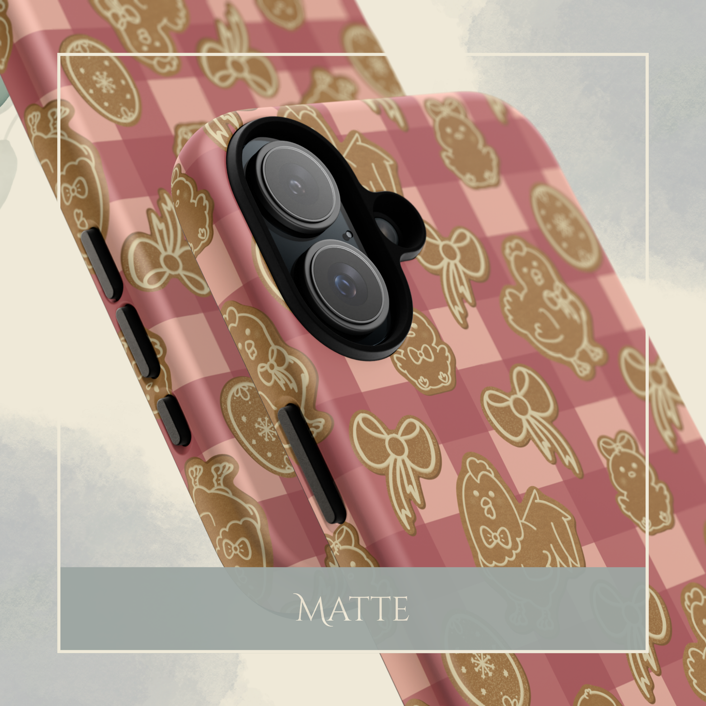 Coquette Chicken Cookies in Pink iPhone & Samsung Galaxy Phone Case