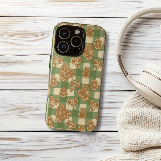 Coquette Chicken Cookies in Green iPhone & Samsung Galaxy Phone Case