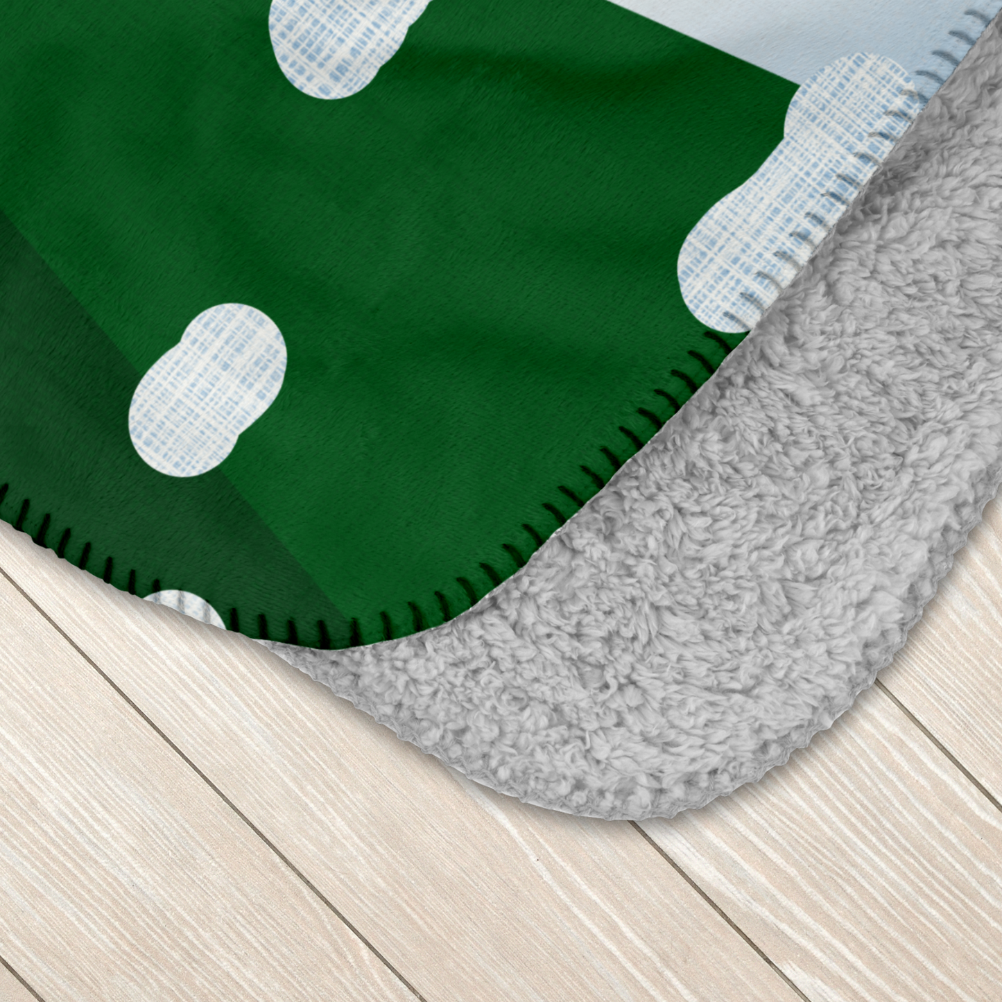 Ozosnel Sinterklaas' Horse Sherpa Blanket