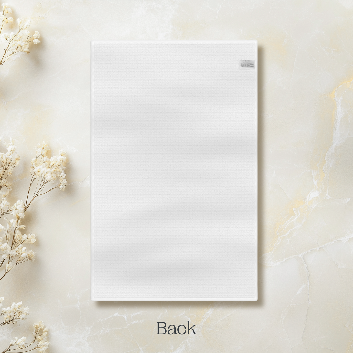 Apricot Sweetheart Appaloosas on Terracotta Microfiber Tea Towel