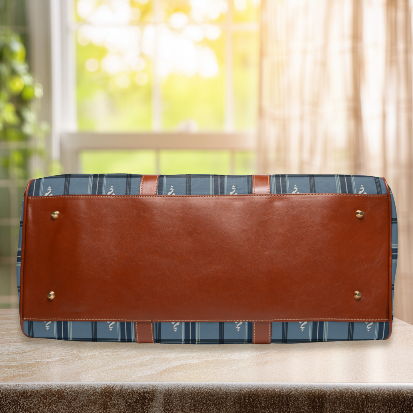 Lighthouse Tartan Waterproof Travel Bag