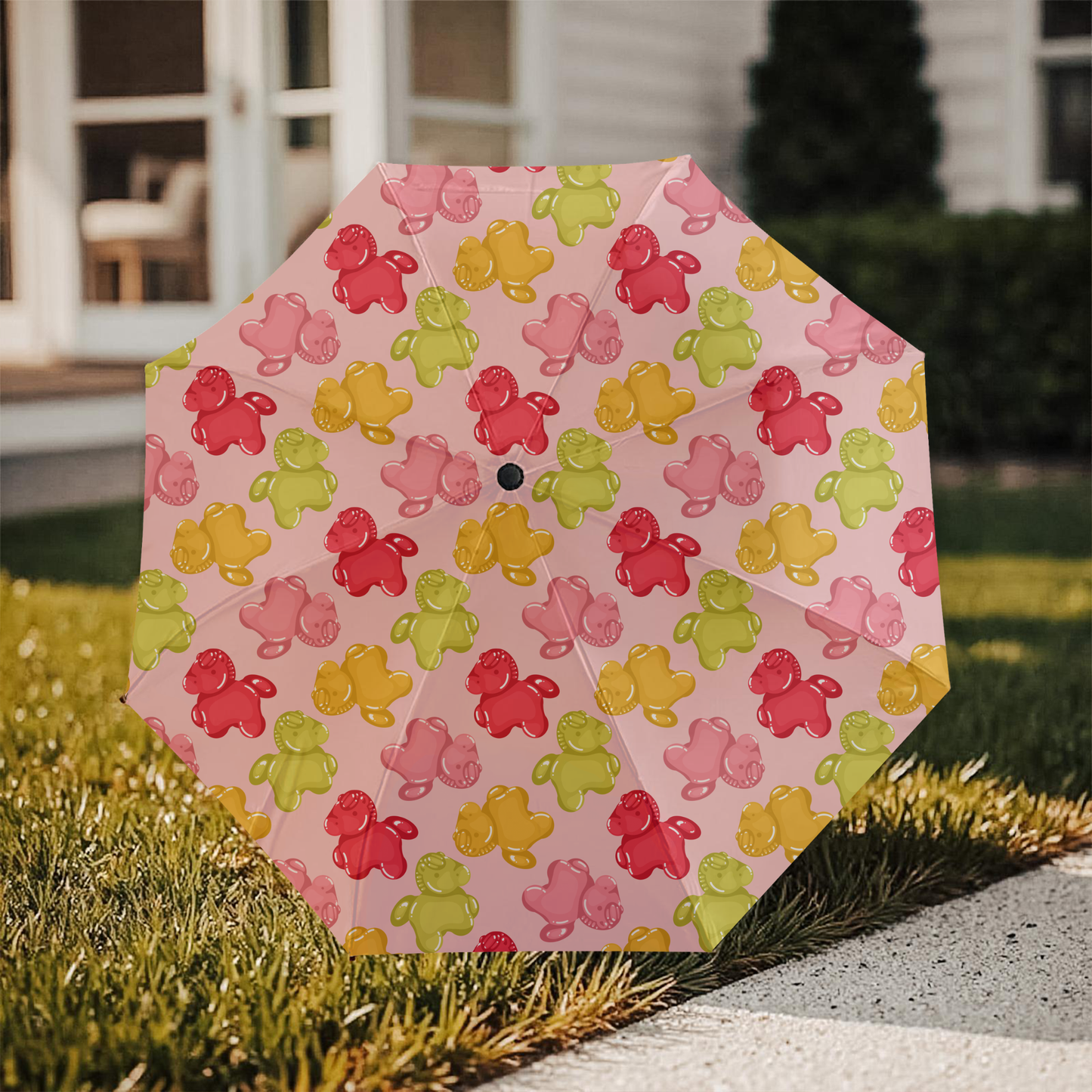 Gummy Horse Tropical Fruit Umbrella