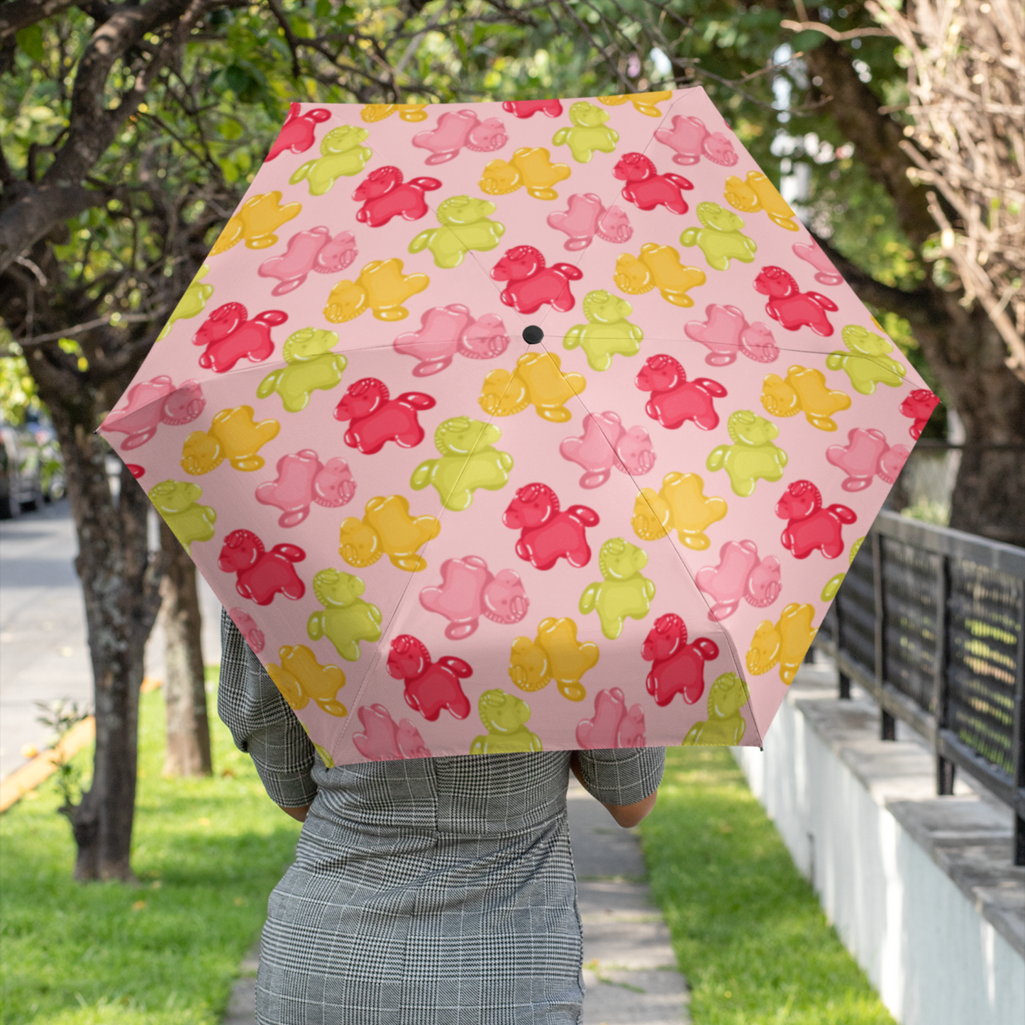 Gummy Horse Tropical Fruit Umbrella